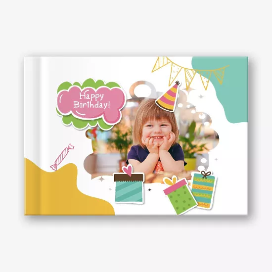 Birthday Photo Book Template