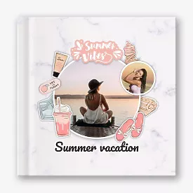 Summer Vacation photo Book Template